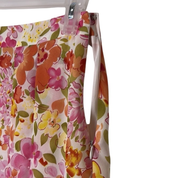 Jessica colorful floral pleated skirt,feminine,boho,barbiecore,retro,like new! - Picture 8 of 15
